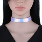 Magic Laser Fish Scale Punk Collar - Image 7