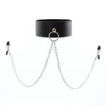 Nipple Clamp with Leather Neck Collar - Image 6
