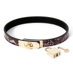 Snake Skin Punk Collar Or Wrist Cuff - Image 6