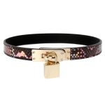 Snake Skin Punk Collar Or Wrist Cuff - Image 7