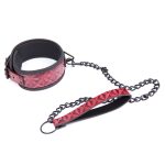 Crocodile Collar With Metal Chain - Image 9