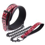 Crocodile Collar With Metal Chain - Image 4