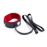 Red Fur Lined Locking Collar - Image 3