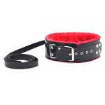 Red Fur Lined Locking Collar - Image 5