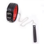 Black Binding Red Lined Neck Collar - Image 7
