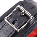 Black Binding Red Lined Neck Collar - Image 5