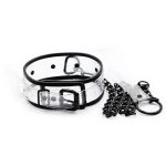 Clear Collar With Lead -Pin Lock