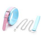 Blue & Pink Collars with Lead - Image 6