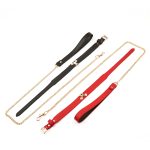 Exquisite Leather Neck Collar With Lead - Image 3