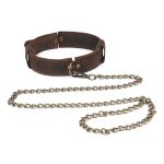 Vintage Pull-Up Real Leather Collar - Image 5