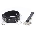 Fetish 3 Ring Slave Collar - Image 2