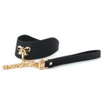Bow Tie Golden Leash Collar - Image 7