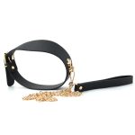 Bow Tie Golden Leash Collar - Image 9