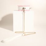 White & Pink Fairy Leather Collar - Image 2