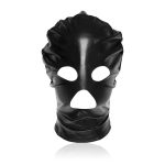 Patent Leather Hood with Open Mouth and Eyes - Image 6