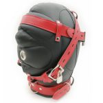 Medical Fetish Padded Locking Hospital Restraint Hood - Image 2