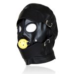 Back Lace Heavy Duty BDSM Hood - Image 7