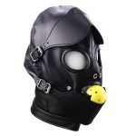 Back Lace Heavy Duty BDSM Hood - Image 8