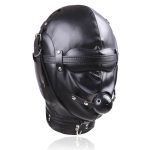 Sensory Deprivation Hood with Open Mouth Gag - Image 7