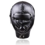 Sensory Deprivation Hood with Open Mouth Gag - Image 8