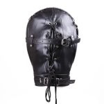 Sensory Deprivation Hood with Open Mouth Gag - Image 2