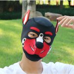 Husky Puppy Play Bondage Hood Mask - Image 8