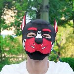 Husky Puppy Play Bondage Hood Mask - Image 9