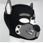 Husky Puppy Play Bondage Hood Mask - Image 12