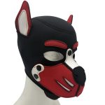Husky Puppy Play Bondage Hood Mask - Image 3