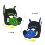 Husky Puppy Play Bondage Hood Mask - Image 4