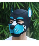 Husky Puppy Play Bondage Hood Mask - Image 5