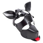 Vegan Leather Padded Dog Mask - Image 7