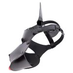 Vegan Leather Padded Dog Mask - Image 3