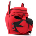 Puppy Play Fetish Hood Cosplay Red - Image 8