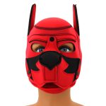 Puppy Play Fetish Hood Cosplay Red - Image 11