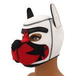 Puppy Play Fetish Hood Cosplay Red Muzzle - Image 6