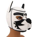 Puppy Play Fetish Hood Cosplay Red Muzzle - Image 10