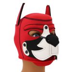 Puppy Play Fetish Hood Cosplay White Muzzle - Image 5