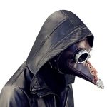Plague Bird Doctor Mask Brown PU Leather Bird Beak Masks - Image 8
