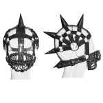 Punk Neutral Tied Rope Mask Gothic Mask - Image 4