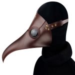 Brown Plague Long Bird Mouth Doctor Dance Mask - Image 6