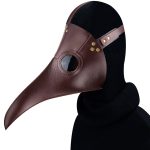 Brown Plague Long Bird Mouth Doctor Dance Mask - Image 7