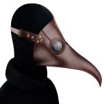Brown Plague Long Bird Mouth Doctor Dance Mask - Image 4
