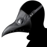 Plague Doctor Long Nose Faux Leather Venetian Mask - Image 6