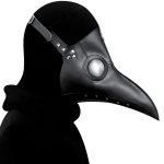Plague Doctor Long Nose Faux Leather Venetian Mask - Image 7