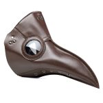 Plague Doctor Long Nose Faux Leather Venetian Mask - Image 3