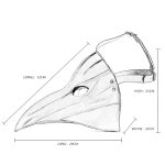 Schnabel Plague Doctor Bird Beak Mask - Image 12