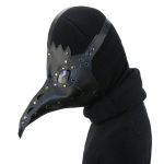 Black Plague Doctor Mask Gothic Long Nose Bird Beak - Image 3