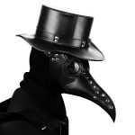 Black Long Nose Beak Steampunk Bird Masks - Image 8