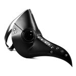 Black Long Nose Beak Steampunk Bird Masks - Image 3
